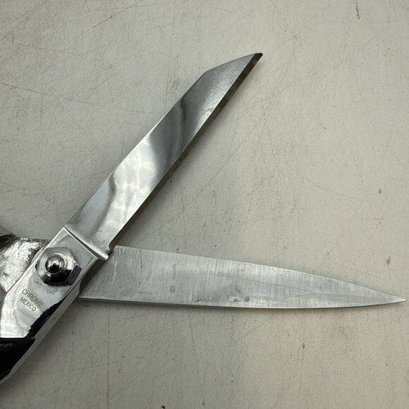 Gingher Scissors Dressmaker's Shear Chrome Right Handed 7 And 8 1/2 Inch - Picture 10 of 14